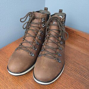 Forsake Davos High Brown Leather Boot Size 8.5 Mens